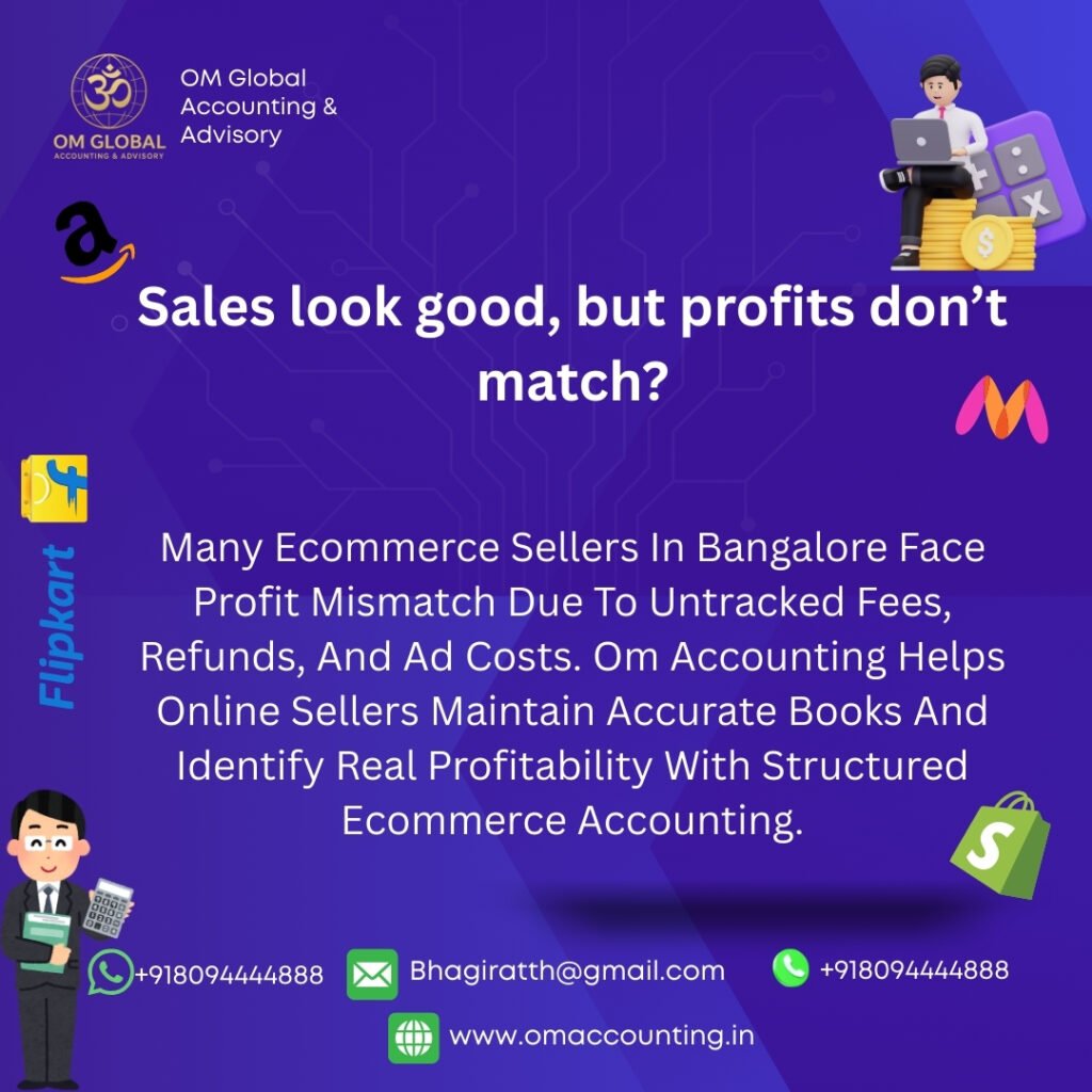 outsourced accounting support – ecommerce accounting and bookkeeping services in Bangalore by Om Accounting