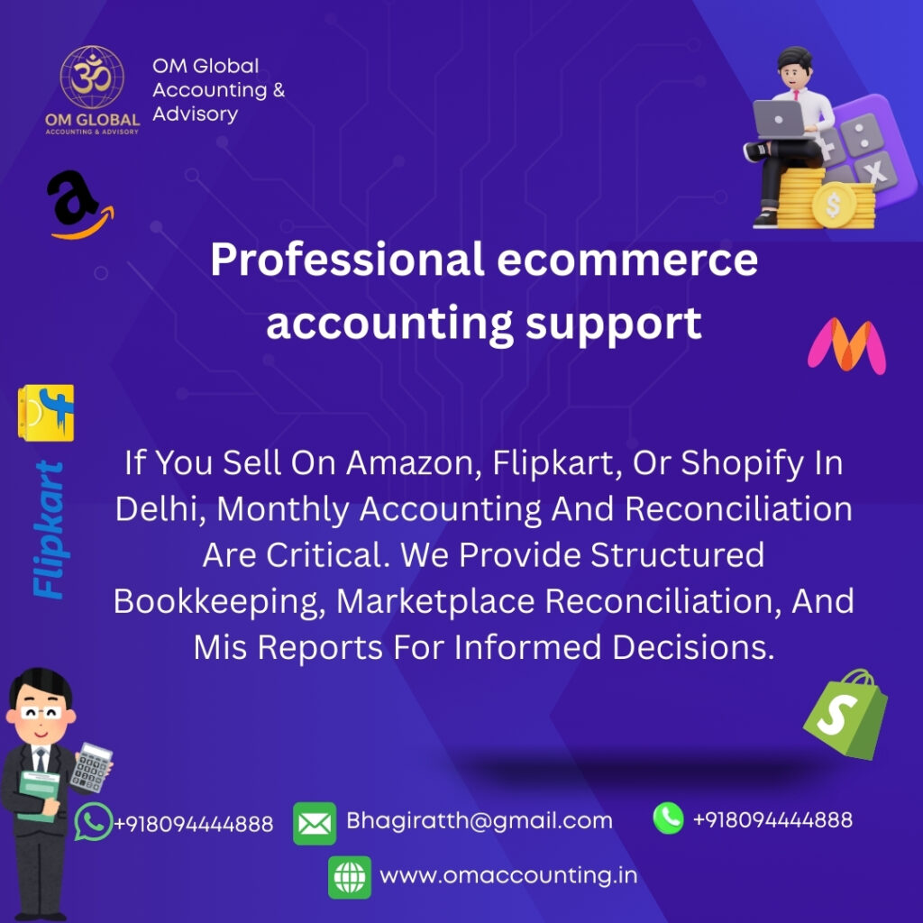 professional ecommerce accounting services – ecommerce accounting and bookkeeping services in Delhi by Om Accounting