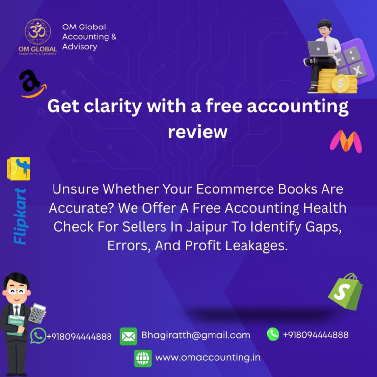 accounting partner for growth – ecommerce accounting and bookkeeping services in Jaipur by Om Accounting